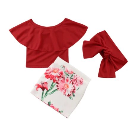 Newborn Kid Baby Girls Set Off Shoulder Tops+Floral Skirt 2Pcs Summer Infant Outfit Clothes
Newborn Kid Baby Girls Set Off Shoulder Tops+Floral Skirt 2Pcs Summer Infant Outfit Clothes