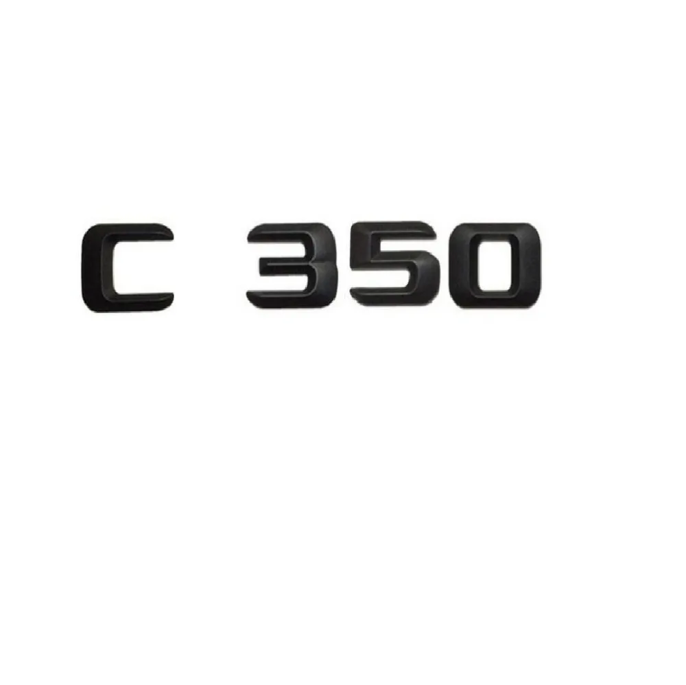 Matt Black " C 350 " Trunk Rear Letters Words Numbers Badge Emblem Decal Sticker for Mercedes Benz C Class C350
Matt Black " C 350 " Trunk Rear Letters Words Numbers Badge Emblem Decal Sticker for Mercedes Benz C Class C350