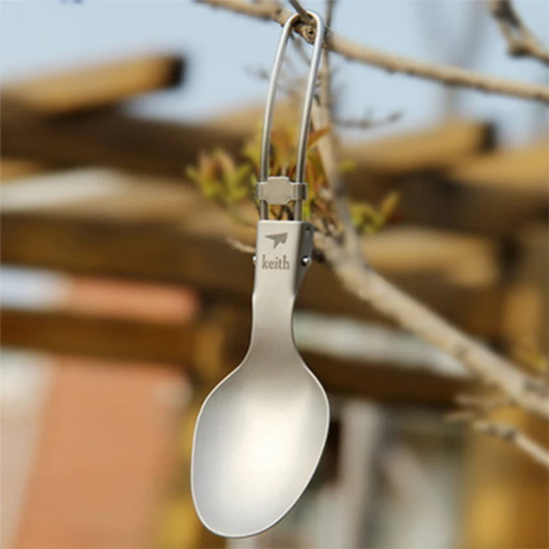 Keith Picnic spoon Titanium Tableware Camping Spoon Outdoor Folding Portable Titanium Spoon Lightweight 20g Ti5308
Keith Picnic spoon Titanium Tableware Camping Spoon Outdoor Folding Portable Titanium Spoon Lightweight 20g Ti5308
