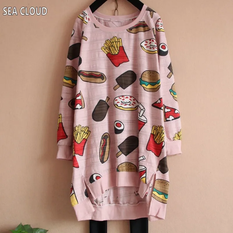 82 Plus size spring female long-sleeve t-shirt large loose shirt 100% cotton print long design basic women shirt tops
82 Plus size spring female long-sleeve t-shirt large loose shirt 100% cotton print long design basic women shirt tops