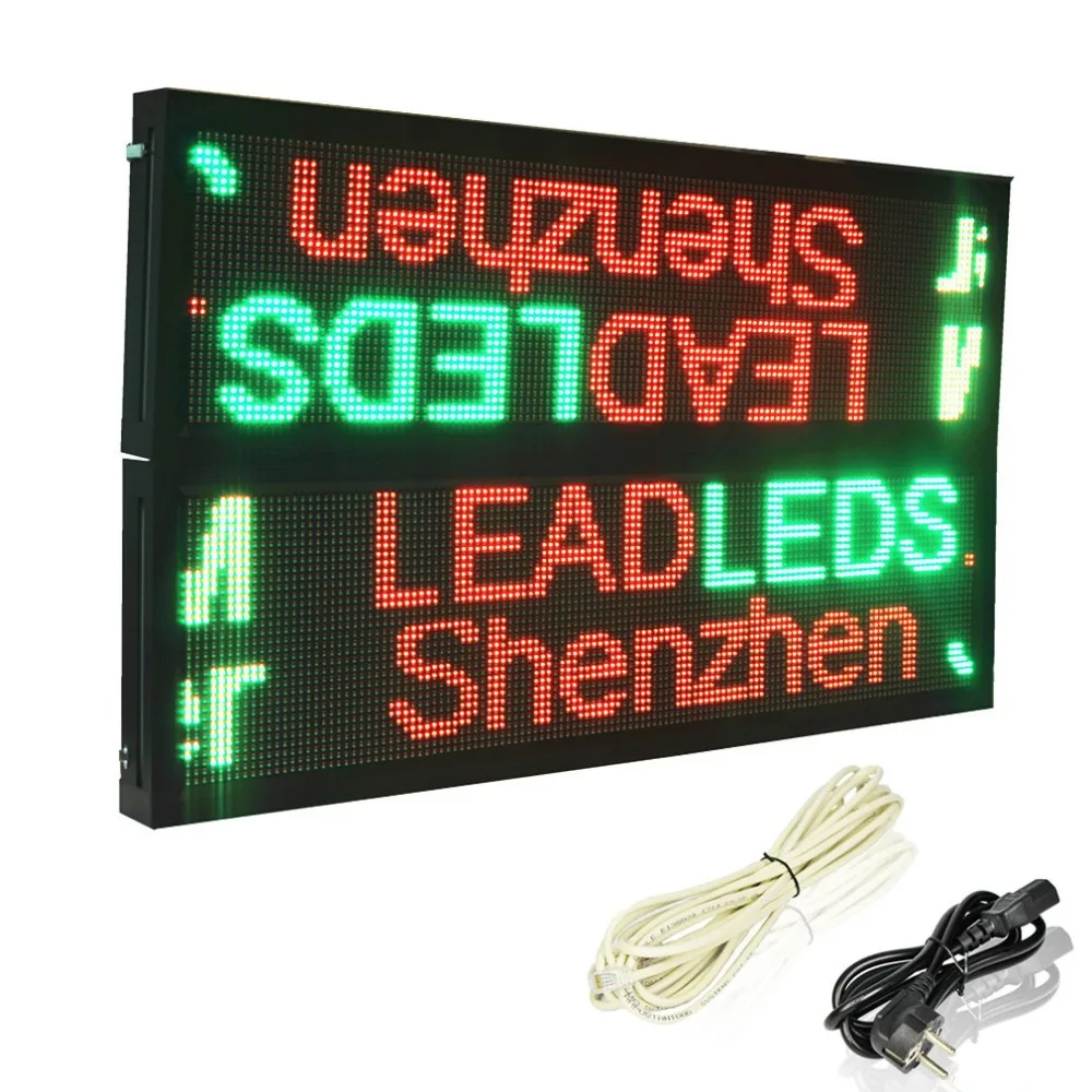 P10mm led module RGY 3color Outdoor New design outdoor double sided led sign waterproof programmable and scrolling
P10mm led module RGY 3color Outdoor New design outdoor double sided led sign waterproof programmable and scrolling