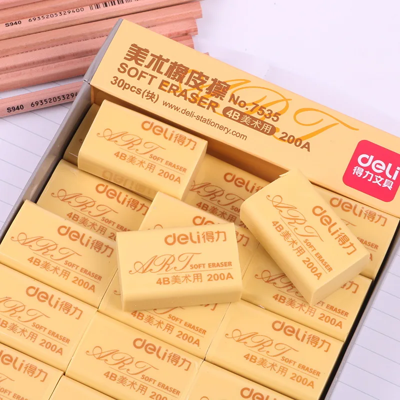 1pcs creative 4B 100A Large Eraser wipe without leaving marks clean rubber art drawing student erasers school office supplies
1pcs creative 4B 100A Large Eraser wipe without leaving marks clean rubber art drawing student erasers school office supplies