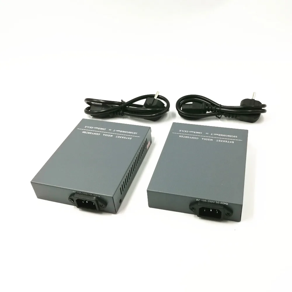 4 Pair HTB-GS-03 A/B Gigabit Fiber Optical Media Converter 1000Mbps Single Mode Single Fiber SC Port 20KM Built-in power supply
4 Pair HTB-GS-03 A/B Gigabit Fiber Optical Media Converter 1000Mbps Single Mode Single Fiber SC Port 20KM Built-in power supply