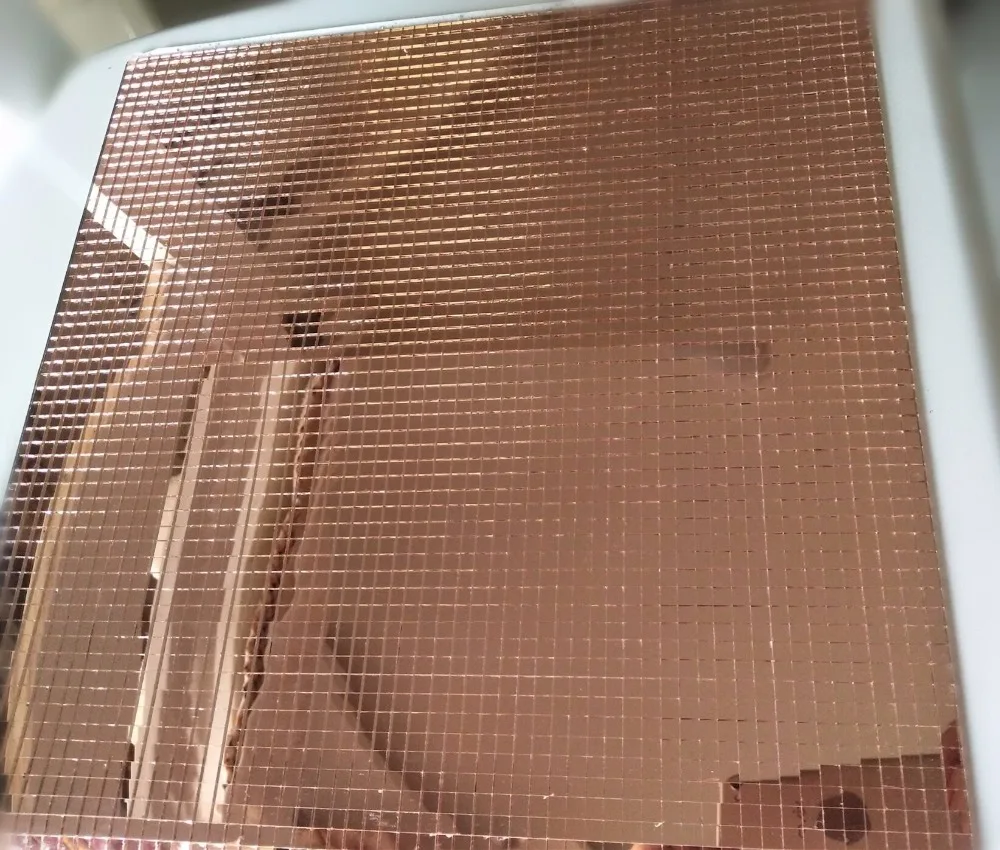 8 sheet Glass Mosaic Tile ,Mini Square Glass Mosaic Mirror Sheet Real Glass Self-Adhesive ,Light Rose Gold Mirror Glass Crafts
8 sheet Glass Mosaic Tile ,Mini Square Glass Mosaic Mirror Sheet Real Glass Self-Adhesive ,Light Rose Gold Mirror Glass Crafts