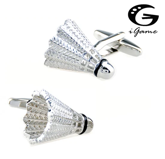 iGame Factory Price Retail Badminton Cuff Links Brass Material Silver Colour Shuttlecock Design Free Shipping
iGame Factory Price Retail Badminton Cuff Links Brass Material Silver Colour Shuttlecock Design Free Shipping