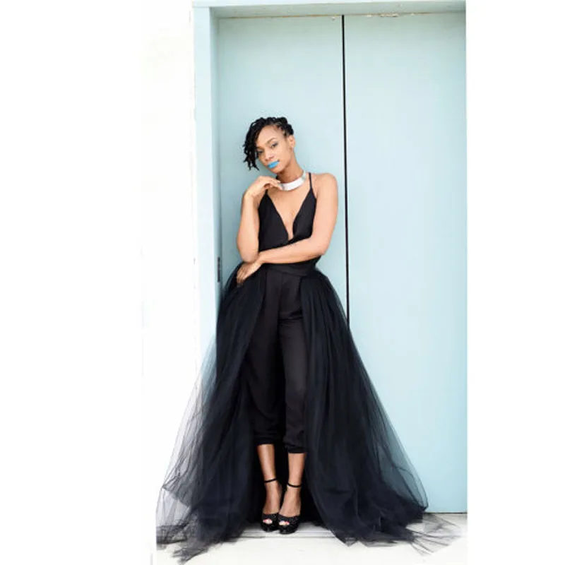 Black Tulle Wedding Skirt Fashion Long Tulle Overskirt 2016 Chic Detachable Tulle Skirt Saia Longa Detachable Wedding Skirt
Black Tulle Wedding Skirt Fashion Long Tulle Overskirt 2016 Chic Detachable Tulle Skirt Saia Longa Detachable Wedding Skirt