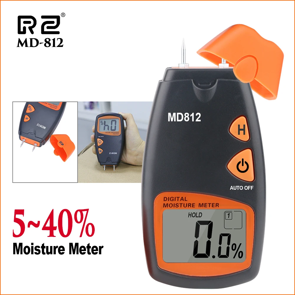 RZ Digital Wood Moisture Meter Humidity Meter Lumber Tester LCD 2-Pin Timber Damp Detector Woodworking Moisture Meter
RZ Digital Wood Moisture Meter Humidity Meter Lumber Tester LCD 2-Pin Timber Damp Detector Woodworking Moisture Meter