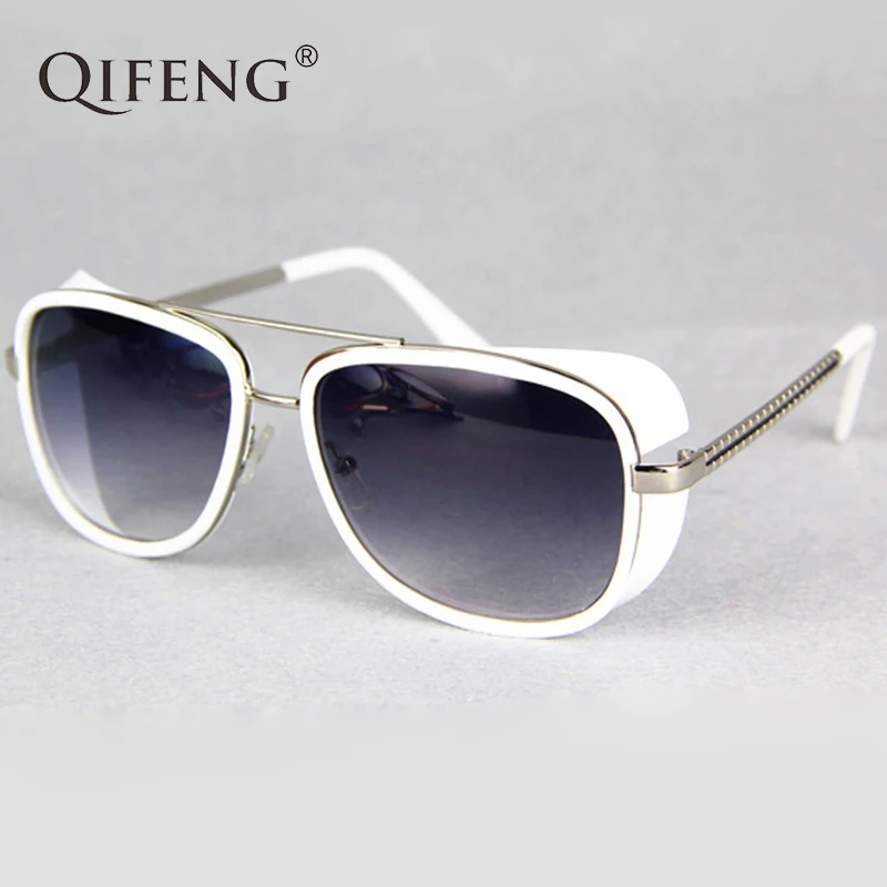 Steampunk Goggles Sunglasses Men Brand Designer Vintage Iron Man 3 Sun Glasses For Retro UV400 Male Oculos de sol QF027
Steampunk Goggles Sunglasses Men Brand Designer Vintage Iron Man 3 Sun Glasses For Retro UV400 Male Oculos de sol QF027