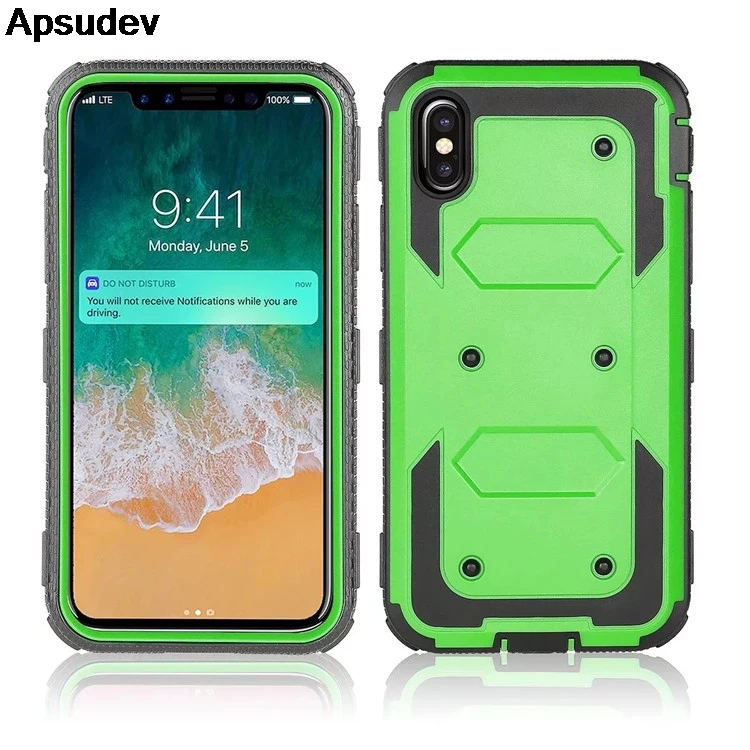 Apsudev Защитные чехлы для Apple iphone X PC чехол мягкий TPU Edge гибридный защитный чехол для iphone X с зажимом для ремня
Apsudev Защитные чехлы для Apple iphone X PC чехол мягкий TPU Edge гибридный защитный чехол для iphone X с зажимом для ремня