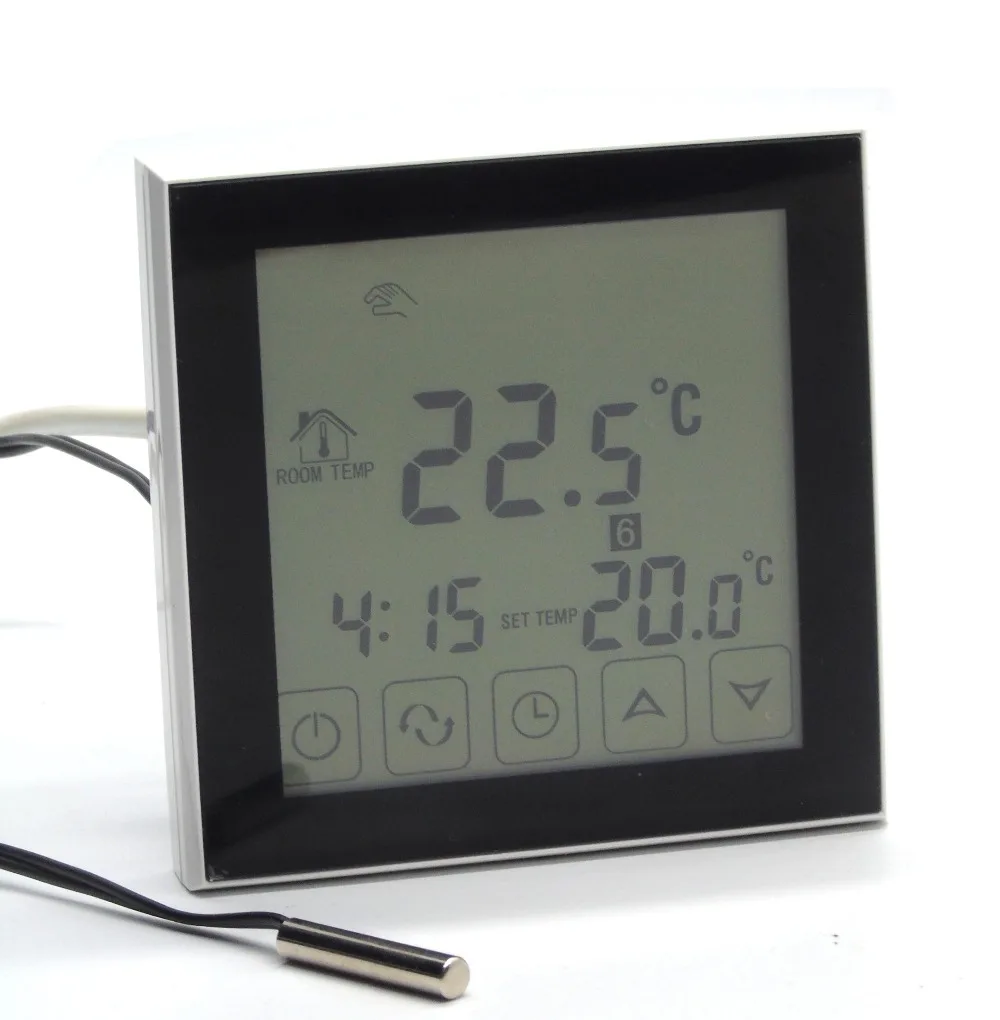 5+2 programmable EU floor heating thermostat room temperature controll with valve
5+2 programmable EU floor heating thermostat room temperature controll with valve