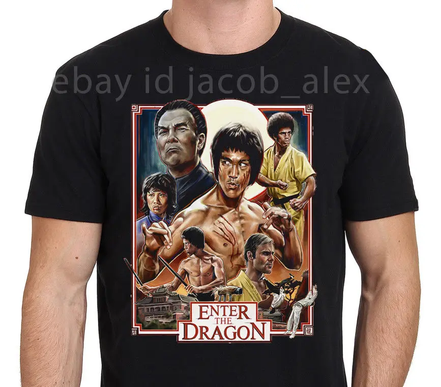 Hot New 2019 Summer Fashion BRUCE LEE Enter The Dragon Movie Men's T-Shirt Black Size From S To 3XL Tee Shirt
Hot New 2019 Summer Fashion BRUCE LEE Enter The Dragon Movie Men's T-Shirt Black Size From S To 3XL Tee Shirt