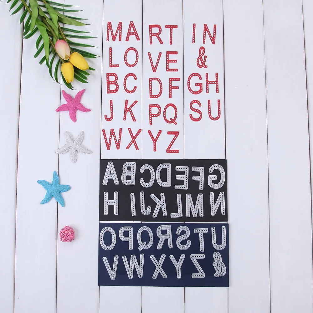 27pcs New 4.5cm Big Capital Letters Alphabet Set Metal Cutting Dies Stencil for DIY Scrapbooking Album Paper Cards Decor Crafts
27pcs New 4.5cm Big Capital Letters Alphabet Set Metal Cutting Dies Stencil for DIY Scrapbooking Album Paper Cards Decor Crafts