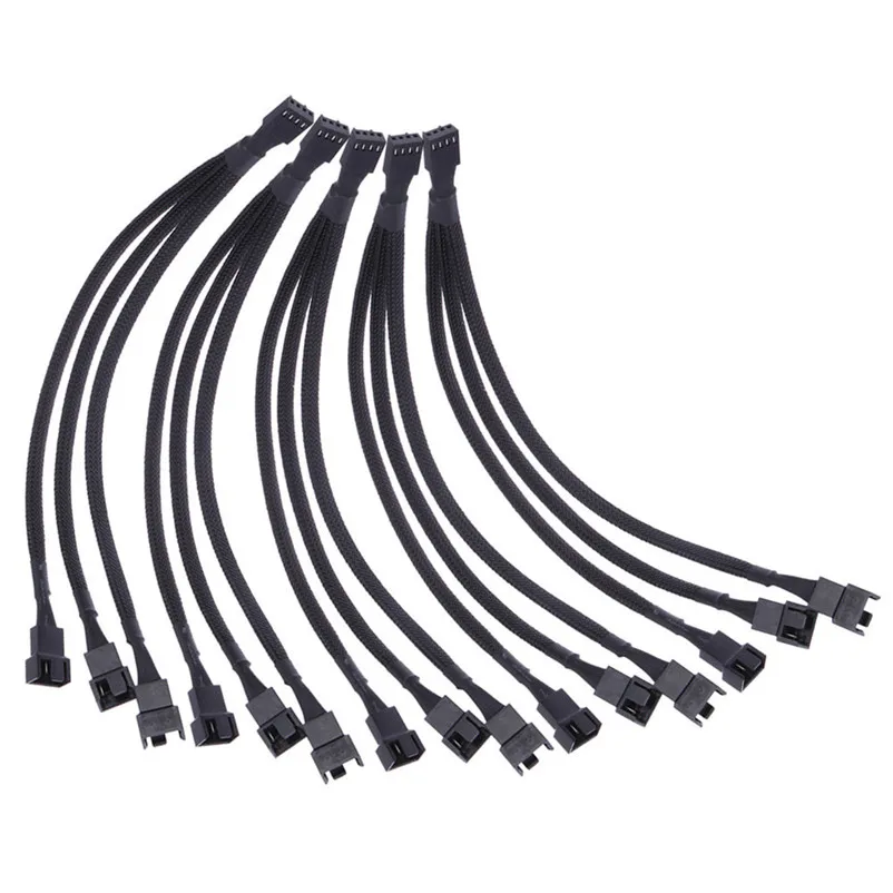 New Fan 4pin to 3 x 4pin/3pin PWM extender cable 4pin to 3 Ways Y Splitter Cable A8
New Fan 4pin to 3 x 4pin/3pin PWM extender cable 4pin to 3 Ways Y Splitter Cable A8