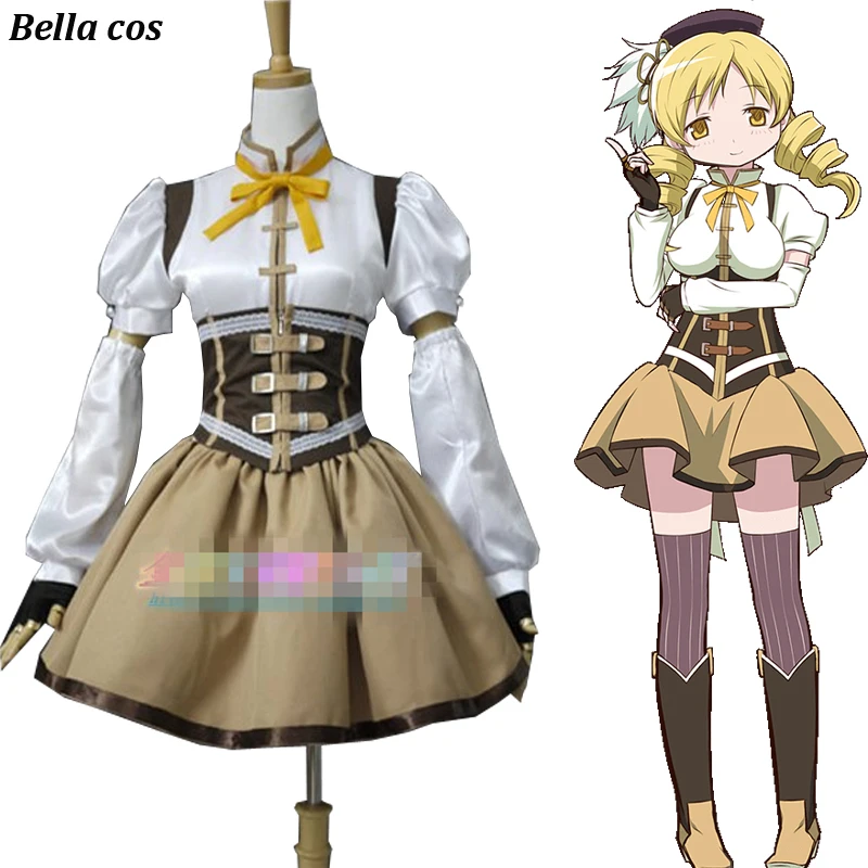 Костюм для косплея по индивидуальному заказу Tomoe Mami костюм Puella Magi Madoka Magica