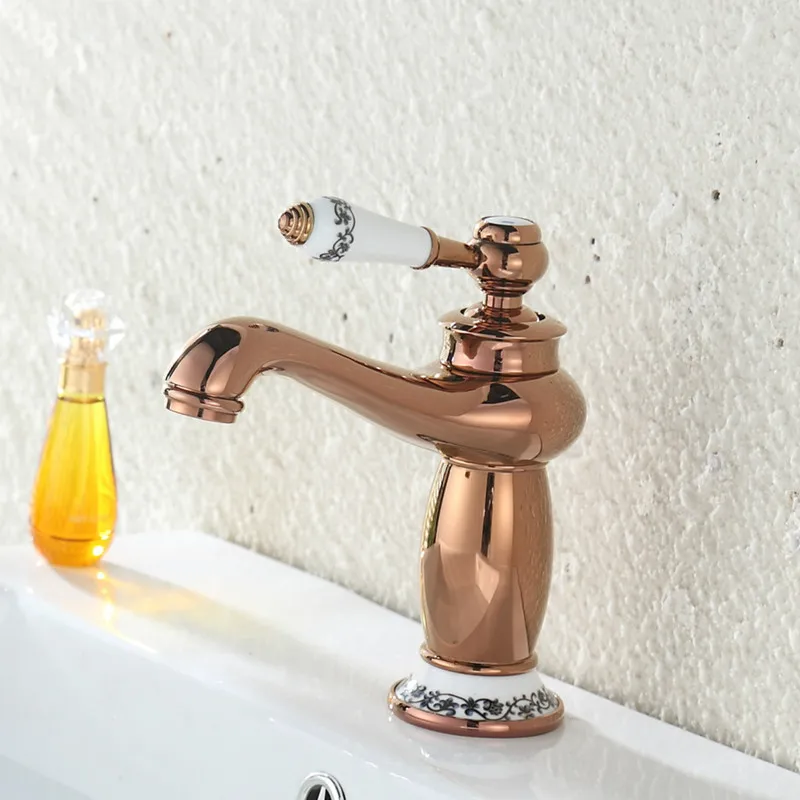 Free shipping 2016 Hot sale solid brass rose gold basin sink faucet with polished rose golden bathroom basin sink faucets
Free shipping 2016 Hot sale solid brass rose gold basin sink faucet with polished rose golden bathroom basin sink faucets
