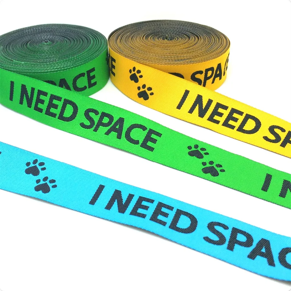 2016 NEW wholesale 7/8" 22mm 10yard/lots 100% Polyester Woven Jacquard Ribbon For Dog Collar with yellow green blue I need space
2016 NEW wholesale 7/8" 22mm 10yard/lots 100% Polyester Woven Jacquard Ribbon For Dog Collar with yellow green blue I need space