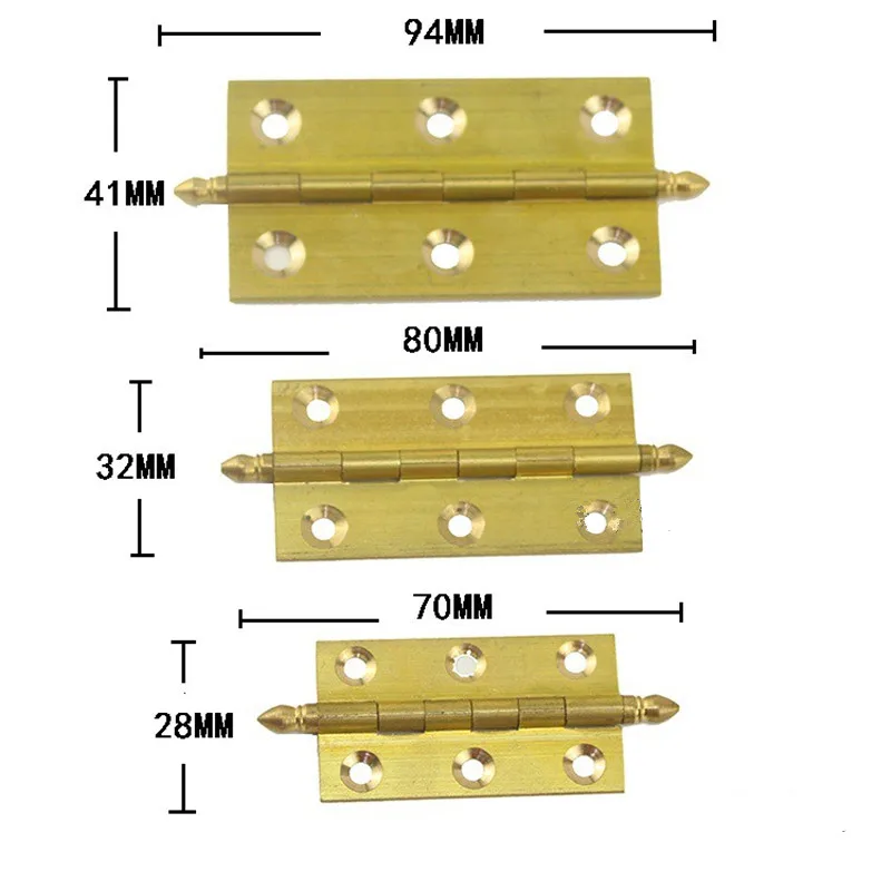 Brass Hinge Decor,European Door Hinges Wooden Jewelry Box Hinge Fittings Modern Furniture Hardware+Srcews,Yellow Color,1PC
Brass Hinge Decor,European Door Hinges Wooden Jewelry Box Hinge Fittings Modern Furniture Hardware+Srcews,Yellow Color,1PC