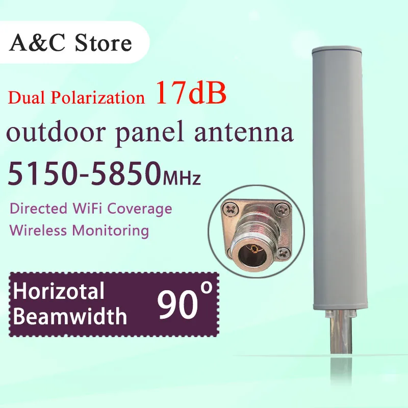 dual polarization 5.8G wifi antenna 90 degree diretional penal sectored mimo outdoor antenna for ap sector wireless network
dual polarization 5.8G wifi antenna 90 degree diretional penal sectored mimo outdoor antenna for ap sector wireless network