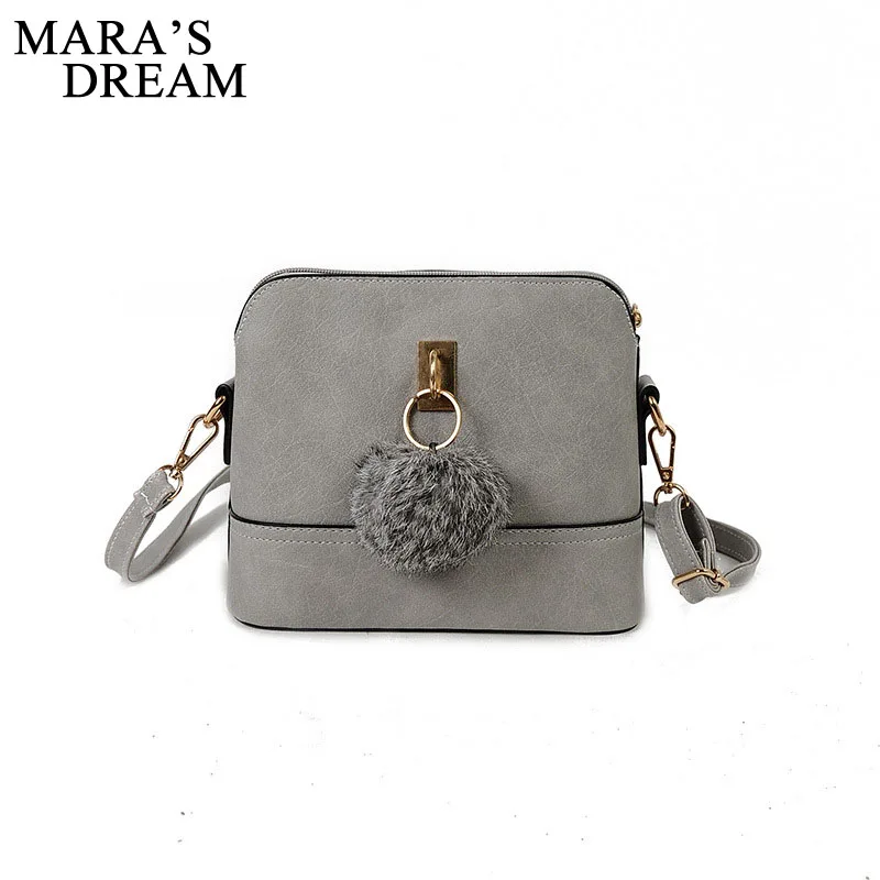 Mara's Dream Women Messenger Bags Cute Shell PU Leather Candy Color Fur Ball Tassel Zipper Handbag Casual Bag
Mara's Dream Women Messenger Bags Cute Shell PU Leather Candy Color Fur Ball Tassel Zipper Handbag Casual Bag