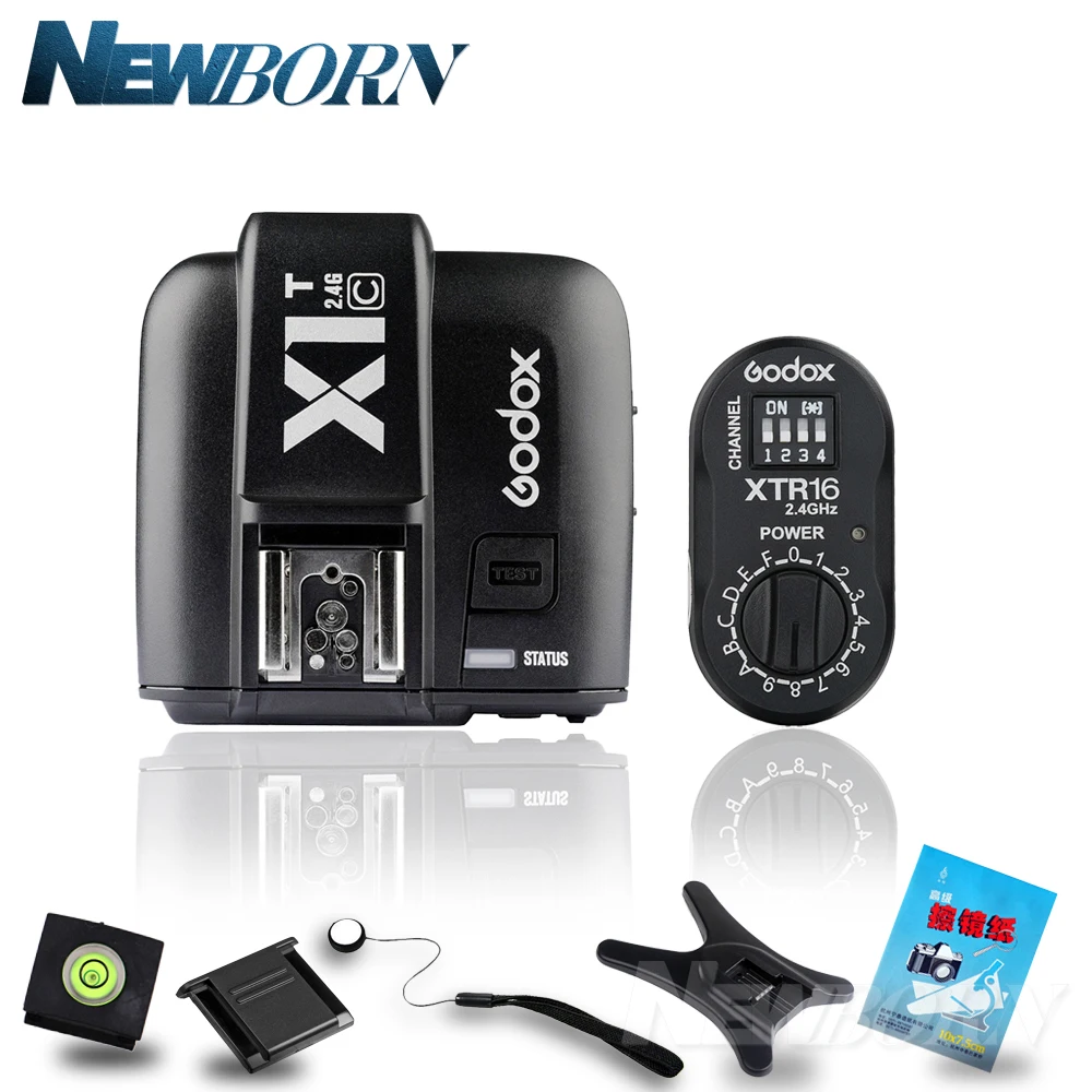 Godox XTR-16 Wireless 2.4G Power Control Flash Receivers + X1T-C TTL Wireless Transmitter for Canon Godox AD180 AD360 AD360II
Godox XTR-16 Wireless 2.4G Power Control Flash Receivers + X1T-C TTL Wireless Transmitter for Canon Godox AD180 AD360 AD360II
