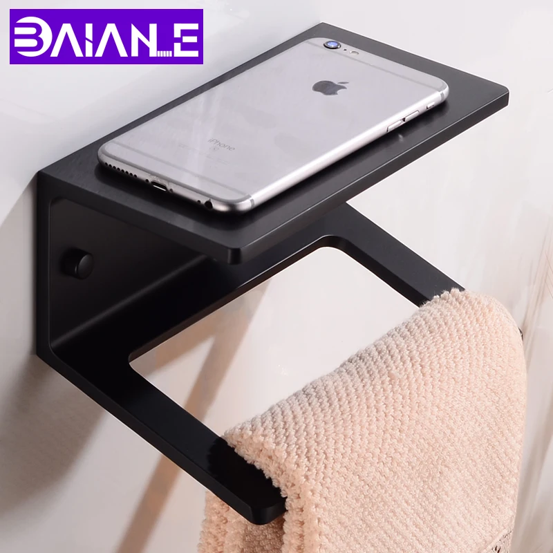 Ring Towel Holder with Shelf Aluminum Bathroom Towel Rack Hanging Holder Wall Mounted Creative Towel Bar Black Bath Accessories
Ring Towel Holder with Shelf Aluminum Bathroom Towel Rack Hanging Holder Wall Mounted Creative Towel Bar Black Bath Accessories