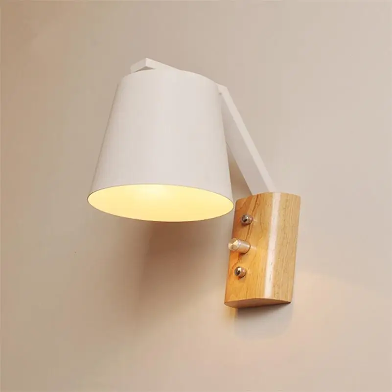 Nordic Wood E27 Wall Lamps Foyer Study Corridor Hotel Wall Sconce Indoor Lighting Bedroom Mirror Adjustable Modern Wall Lights
Nordic Wood E27 Wall Lamps Foyer Study Corridor Hotel Wall Sconce Indoor Lighting Bedroom Mirror Adjustable Modern Wall Lights