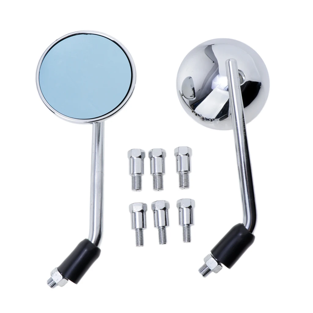 1 Pair Universal Plastic Motorcycle Adjustable Mirror Round Motorcycle Handlebar Rearview Mirror CNC 7/8 Inch Silver
1 Pair Universal Plastic Motorcycle Adjustable Mirror Round Motorcycle Handlebar Rearview Mirror CNC 7/8 Inch Silver