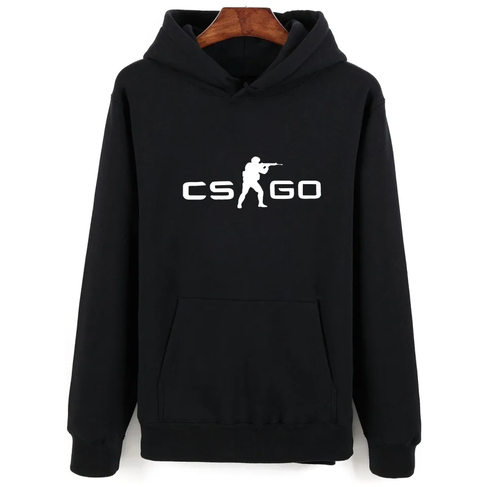 CS GO черные/серые хлопковые мужские толстовки размера xxxl и кофты 3xl с уличной