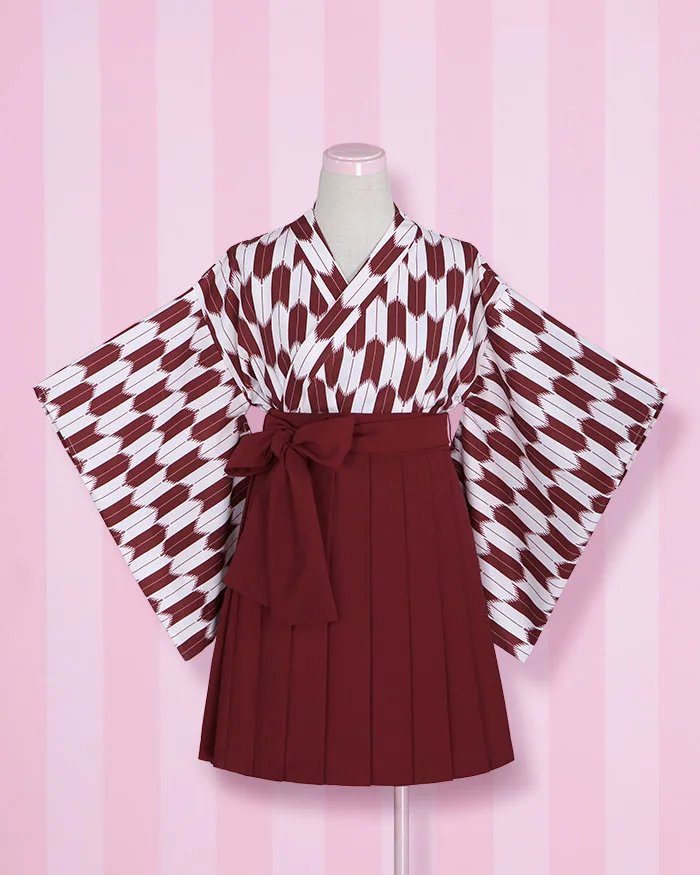 Japanese Yukata 2pcs Set Arrow Stem Red Yukata Outwear Tops+ Pleated Mini Skirt Cute Women's Set Unique Design
Japanese Yukata 2pcs Set Arrow Stem Red Yukata Outwear Tops+ Pleated Mini Skirt Cute Women's Set Unique Design