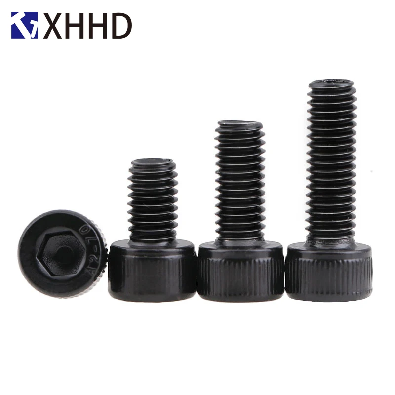 DIN912 Hex Socket Head Cap Screw Metric Thread Inside Hexagon Machine Allen Bolt Fastener Black 12.9 Grade Alloy Steel M2 M3 M4
DIN912 Hex Socket Head Cap Screw Metric Thread Inside Hexagon Machine Allen Bolt Fastener Black 12.9 Grade Alloy Steel M2 M3 M4