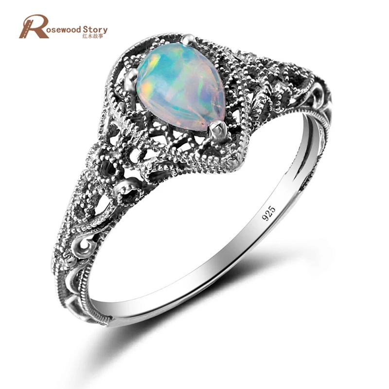 Vintage Opal Rings For Women Original 925 Sterling Silver Ring With Stone Pear Shape Gemstone Party Female Jewelry Wife Gift Hot
Vintage Opal Rings For Women Original 925 Sterling Silver Ring With Stone Pear Shape Gemstone Party Female Jewelry Wife Gift Hot