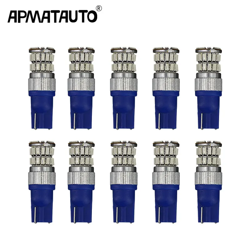 10 шт. W5W Canbus LED T10 Лампа 194 168 номерной знак боковой свет для Toyota Corolla Avensis Yaris Rav4 Auris Hilux
