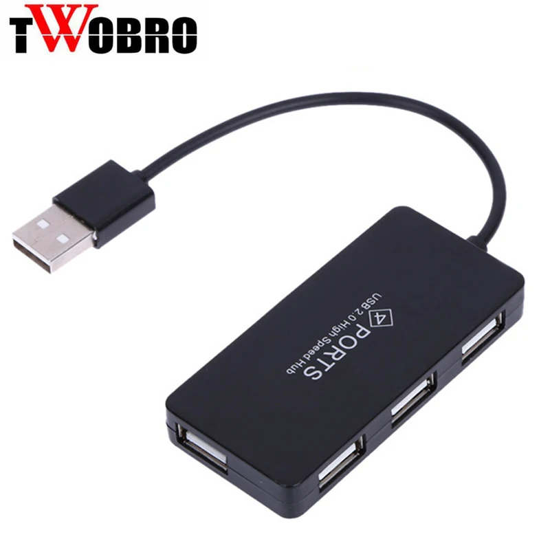 Портативный usb хаб twototro 2 0 с 4 портами высокоскоростной концентратор USB