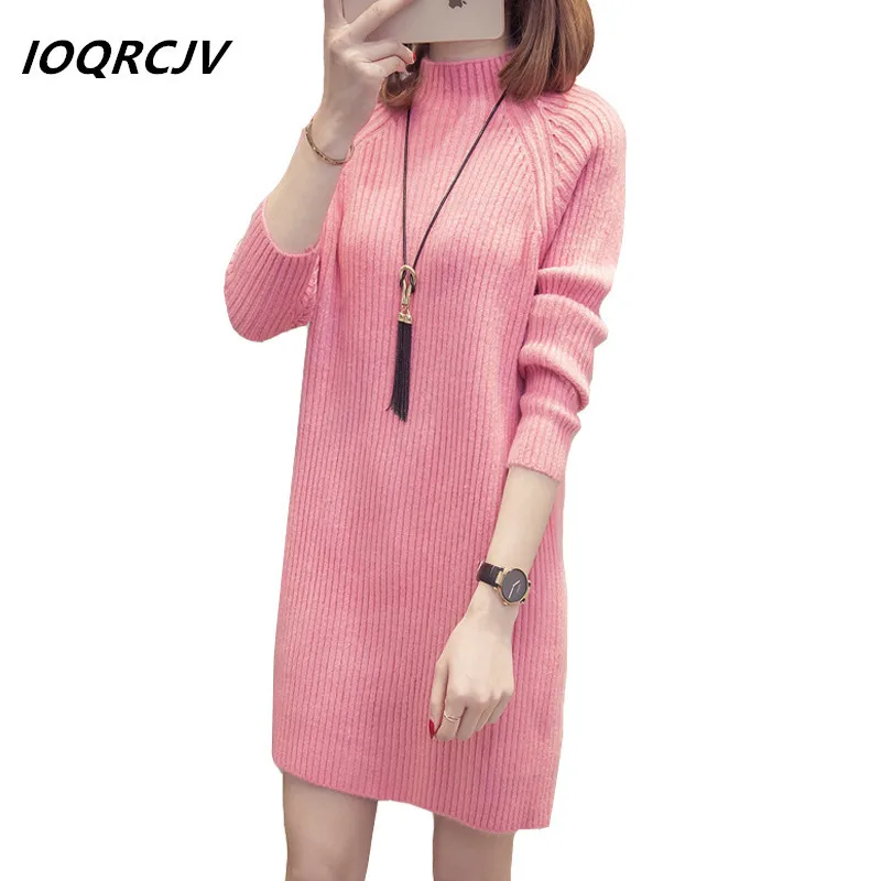 IOQRCJV Women Knitted Sweaters 2018 Autumn Winter Causal Warm Long Pullovers Knitwear Sweater Dresses jumper pull femme S100
IOQRCJV Women Knitted Sweaters 2018 Autumn Winter Causal Warm Long Pullovers Knitwear Sweater Dresses jumper pull femme S100