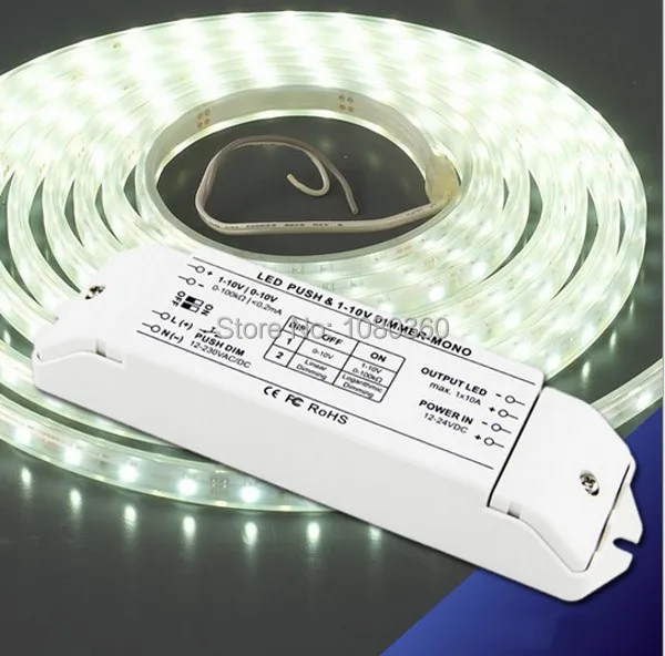 10A*1CH LED Dimmer fluorescent lamp dimmer 0/1-10v LED strip dimming driver push dimmer, single color, 3 years Waranty
10A*1CH LED Dimmer fluorescent lamp dimmer 0/1-10v LED strip dimming driver push dimmer, single color, 3 years Waranty