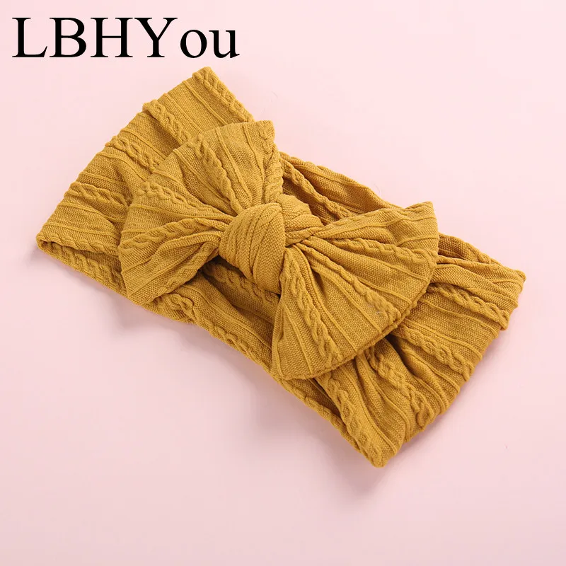 Cable Knit Bows Wide Nylon Headbands Newborn Kids Soft Elastic Braid Nylon Bow Head Bands Turban Stretchy Head Wraps Hair Wear
Cable Knit Bows Wide Nylon Headbands Newborn Kids Soft Elastic Braid Nylon Bow Head Bands Turban Stretchy Head Wraps Hair Wear