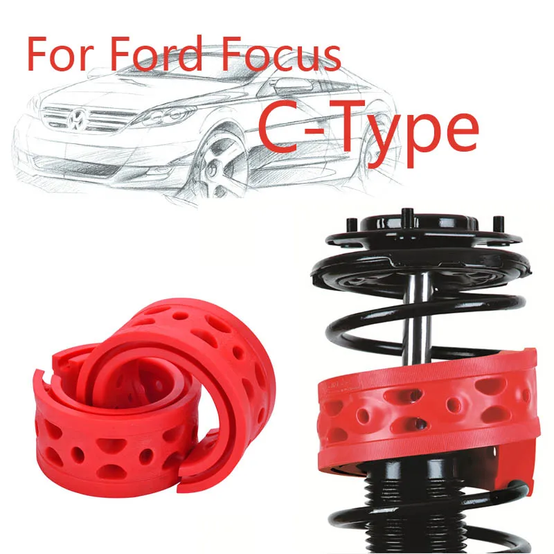 1 пара пружинный амортизатор заднего бампера для Ford Focus|buffer|buffer power cushionbuffer spring |