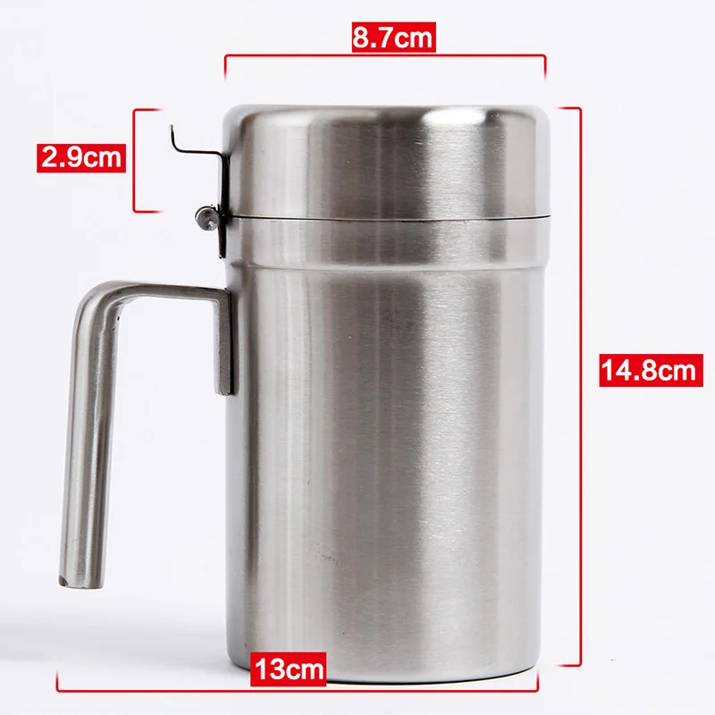 ORZ 304 Stainless Steel Oiler Spice Jar Soy Sauce Bottle Creative Cruet Vinegar Oil Dispenser Pot Kitchen Cooking Storage Bottle
ORZ 304 Stainless Steel Oiler Spice Jar Soy Sauce Bottle Creative Cruet Vinegar Oil Dispenser Pot Kitchen Cooking Storage Bottle