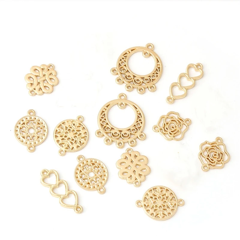 10pcs/lot flower metal beads double hole pendants connectors for diy earrings necklace jewelry making charms jewelry accessories
10pcs/lot flower metal beads double hole pendants connectors for diy earrings necklace jewelry making charms jewelry accessories