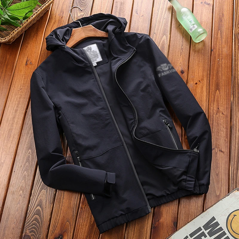 2018New Fashion Men Quickly dry casual jacket Spring Autumn hooded outwear jacket coat long sleeves outfit plus size men clothes
2018New Fashion Men Quickly dry casual jacket Spring Autumn hooded outwear jacket coat long sleeves outfit plus size men clothes