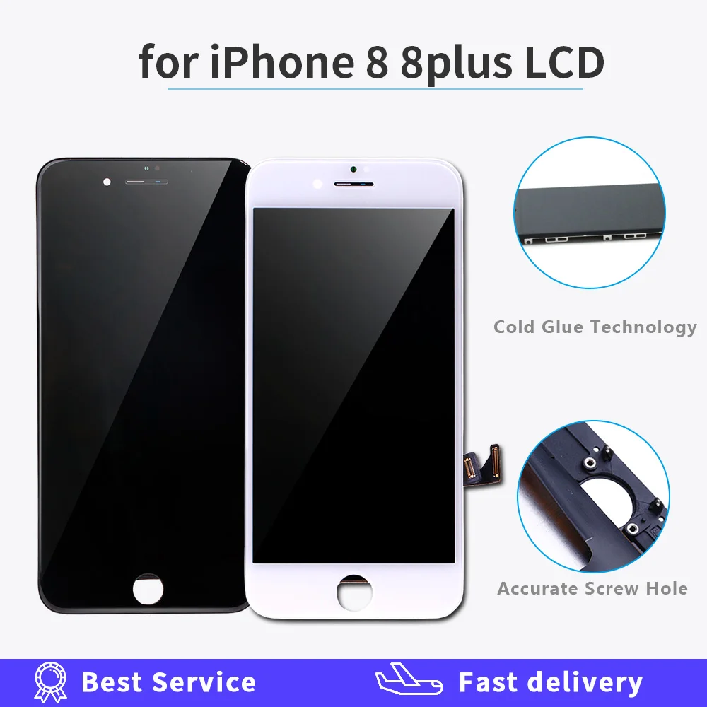 Grade AAAA OEM LCD Display For iPhone 8 plus 8p Screen Digitizer 3D Touch Assembly Replacement LCD 100% test work with free Gift
Grade AAAA OEM LCD Display For iPhone 8 plus 8p Screen Digitizer 3D Touch Assembly Replacement LCD 100% test work with free Gift