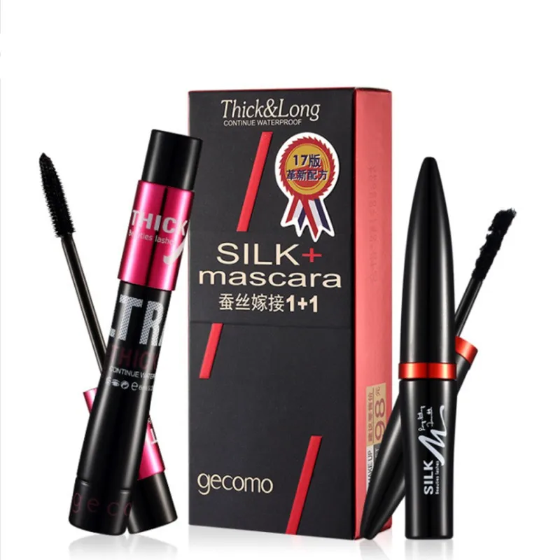2pc Black Silk Eye Mascara Waterproof Curving Natural Eyes Volume Thick Cosmetic Extension Lengthening Maquiagem
2pc Black Silk Eye Mascara Waterproof Curving Natural Eyes Volume Thick Cosmetic Extension Lengthening Maquiagem