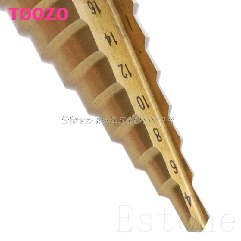3Pcs HSS 4241 Steel Step Cone Titanium Coated Drill Bit Cut Tool Hole Cutter Set G08 Whosale&DropShip
3Pcs HSS 4241 Steel Step Cone Titanium Coated Drill Bit Cut Tool Hole Cutter Set G08 Whosale&DropShip