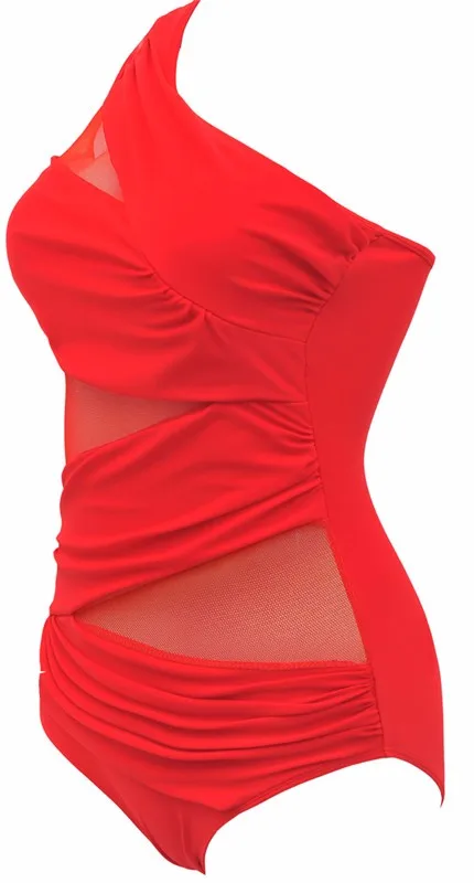 2016 Plus Size Women Lace Swimwear One Piece Swimsuit Mesh One Shoulder Bathing Suit Sexy Monokinis Beachwear
2016 Plus Size Women Lace Swimwear One Piece Swimsuit Mesh One Shoulder Bathing Suit Sexy Monokinis Beachwear