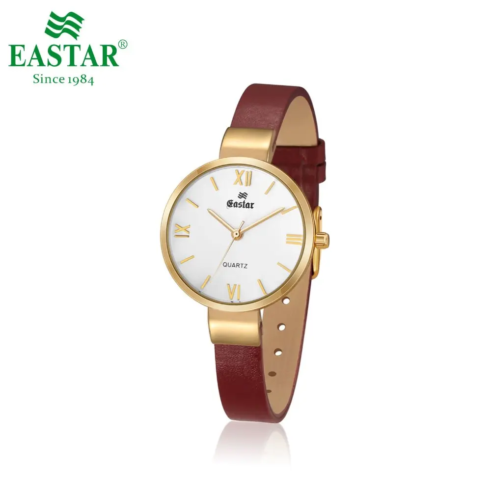 Eastar Elegant Fashion Simple Casual Quartz Women Watch Leather Band Buckle Clasp Waterproof 3ATM Roman Index Thin band
Eastar Elegant Fashion Simple Casual Quartz Women Watch Leather Band Buckle Clasp Waterproof 3ATM Roman Index Thin band