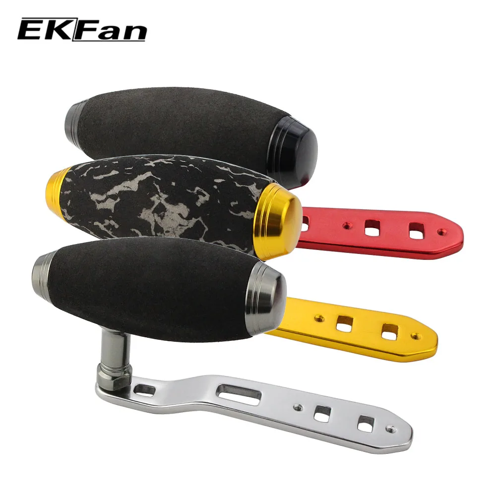 EKFan New Design T-shaped EVA Knob + Metal Handle Double Holes 8*5MM Hole Fishing Handle For Baitcasting Fishing Reel
EKFan New Design T-shaped EVA Knob + Metal Handle Double Holes 8*5MM Hole Fishing Handle For Baitcasting Fishing Reel