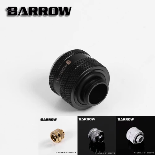 Barrow TYKN-K1410V4, фитинги для жестких труб диаметром 14 мм, переходники G1/4 для жестких труб диаметром 14 мм
Barrow TYKN-K1410V4, фитинги для жестких труб диаметром 14 мм, переходники G1/4 для жестких труб диаметром 14 мм