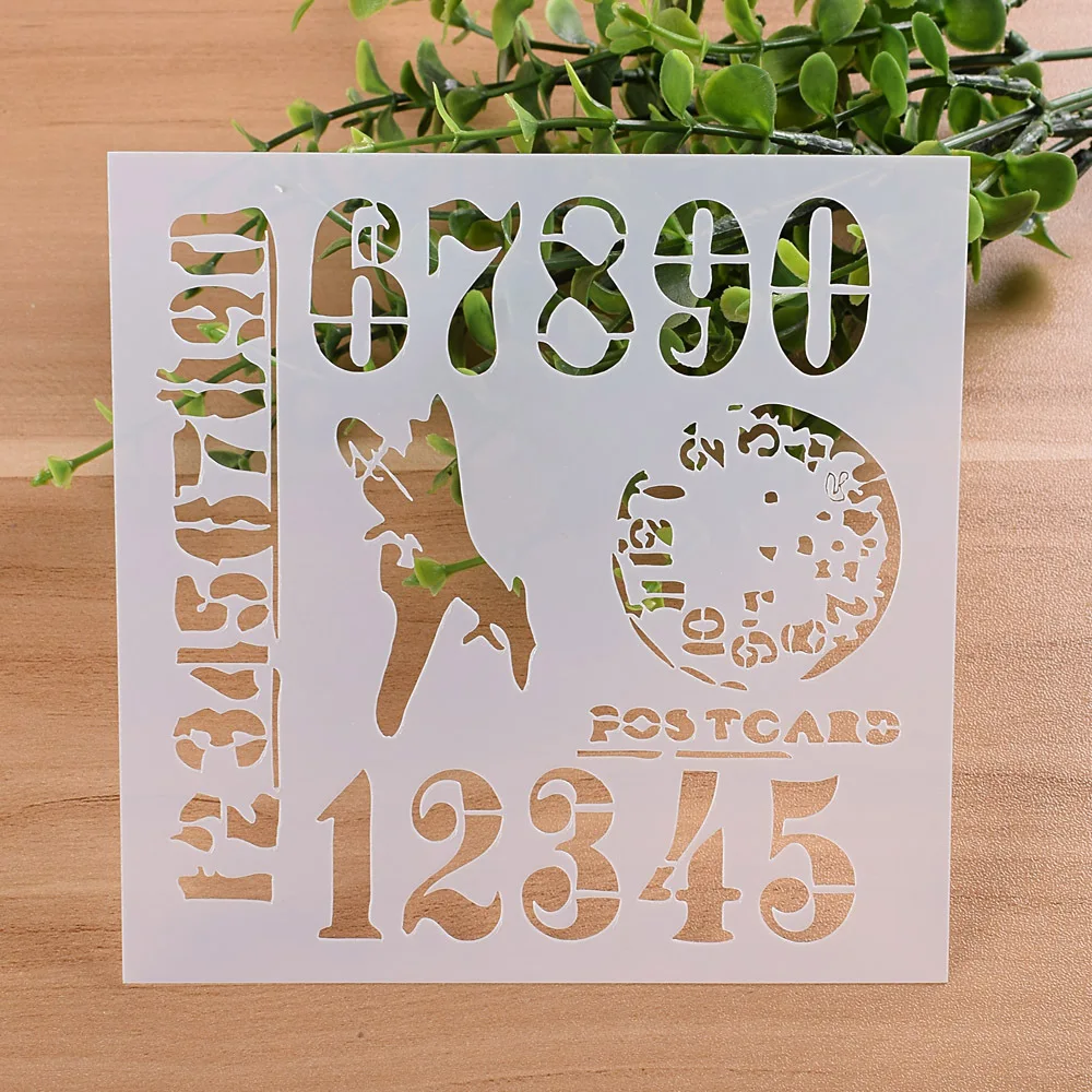 13cm 5.1" Plane Number DIY Layering Stencils Wall Painting Scrapbook Coloring Embossing Album Decorative Paper Card Template
13cm 5.1" Plane Number DIY Layering Stencils Wall Painting Scrapbook Coloring Embossing Album Decorative Paper Card Template