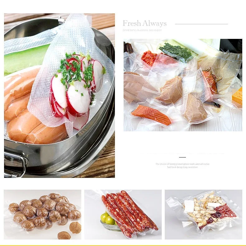 OUSSIRRO Kitchen Food Vacuum Bag Storage Bags For Vacuum Sealer Food Fresh Long Keeping 12+15+17+25+30cm*500cm 5 Rolls/Lot
OUSSIRRO Kitchen Food Vacuum Bag Storage Bags For Vacuum Sealer Food Fresh Long Keeping 12+15+17+25+30cm*500cm 5 Rolls/Lot