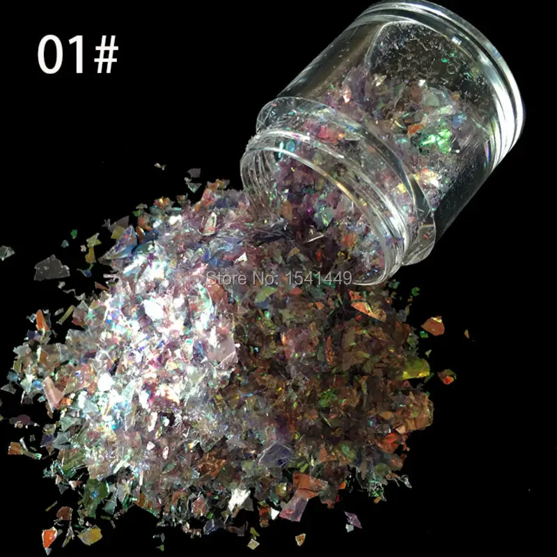 Irregular 10ml/bottle Nail Art Ice Mylar Shell Glitter Power Foil Paper light purple Nail Art Decoration Tools SG-01
Irregular 10ml/bottle Nail Art Ice Mylar Shell Glitter Power Foil Paper light purple Nail Art Decoration Tools SG-01